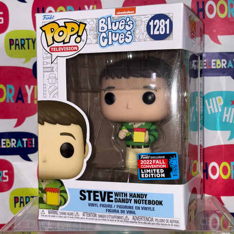 Blue's Clues - Steve with Handy Dandy Notebook Funko Pop 1281 Fall Convention 2022