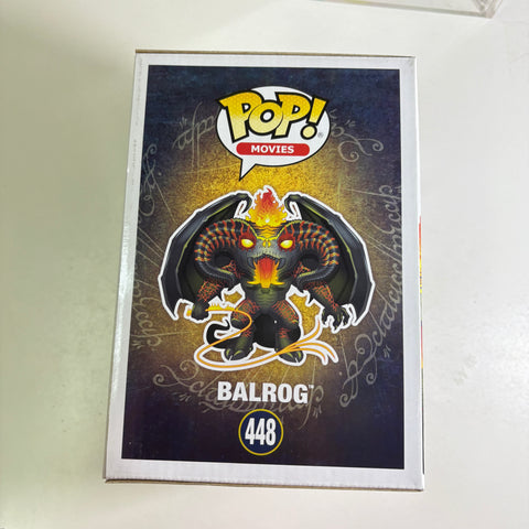 BOX FLAWS VIEW PHOTOS Balrog - Lord of the Rings Hobbit Funko Pop 448 Vinyl Figure (22.8 Cm L × 16.5 Cm W × 14 Cm H)