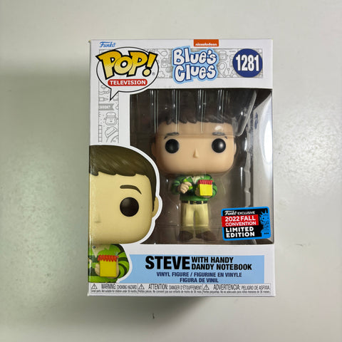 Blue's Clues - Steve with Handy Dandy Notebook Funko Pop 1281 Fall Convention 2022