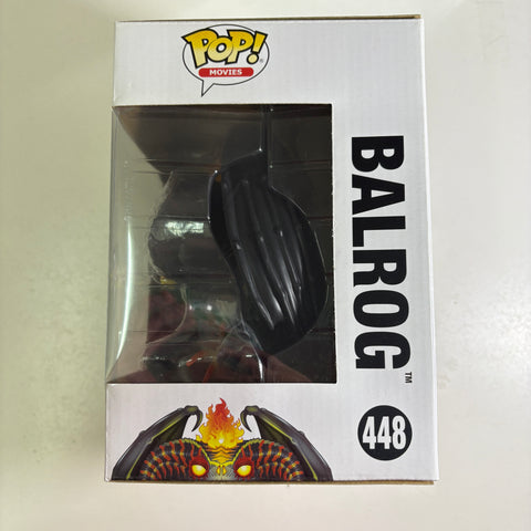 BOX FLAWS VIEW PHOTOS Balrog - Lord of the Rings Hobbit Funko Pop 448 Vinyl Figure (22.8 Cm L × 16.5 Cm W × 14 Cm H)