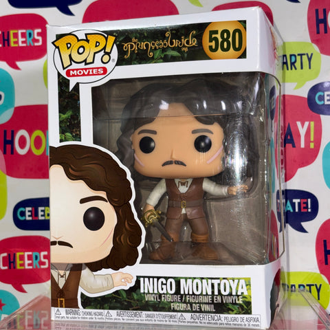 WATER BOX DAMAGE VIEW PHOTOS Inigo Montoya - Princess Bride Funko Pop 580 Vinyl Figure (11.4 Cm L × 8.9 Cm W × 15.9 Cm H)