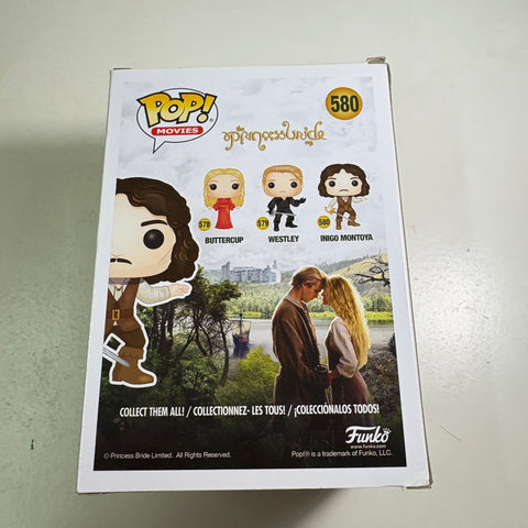 WATER BOX DAMAGE VIEW PHOTOS Inigo Montoya - Princess Bride Funko Pop 580 Vinyl Figure (11.4 Cm L × 8.9 Cm W × 15.9 Cm H)