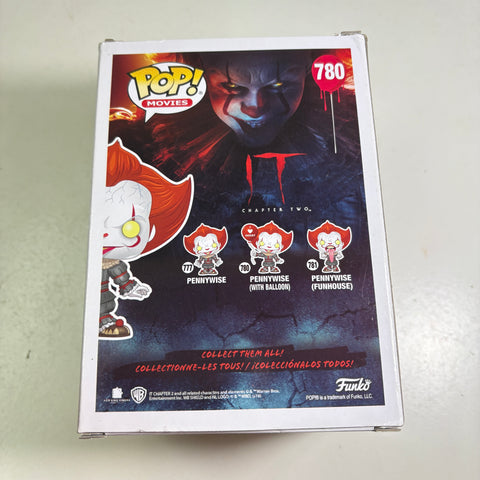 BOX DAMAGE VIEW PHOTOS Pennywise with Balloon - Funko Pop 780 Vinyl Figure (11.4 Cm L × 8.9 Cm W × 15.9 Cm H)