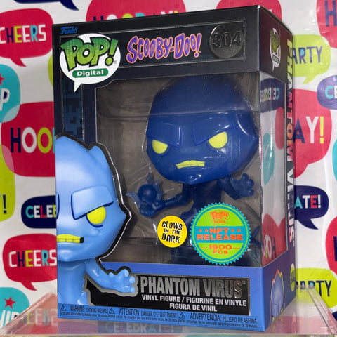Phantom Virus - Scooby-Doo Funko Pop 304 Vinyl Figure 1900 PCS GLOW
