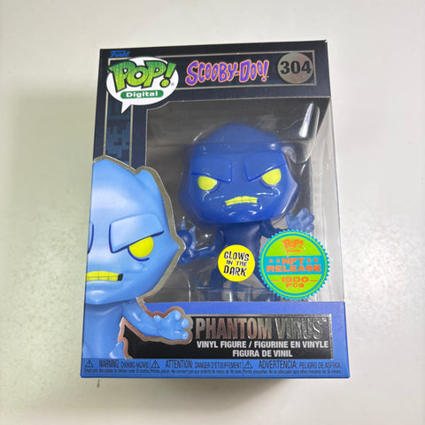 Phantom Virus - Scooby-Doo Funko Pop 304 Vinyl Figure 1900 PCS GLOW