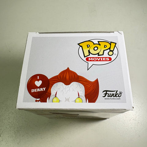 BOX DAMAGE VIEW PHOTOS Pennywise with Balloon - Funko Pop 780 Vinyl Figure (11.4 Cm L × 8.9 Cm W × 15.9 Cm H)