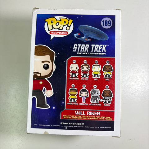 Star Trek The Next Generation - Will Riker Funko Pop 189