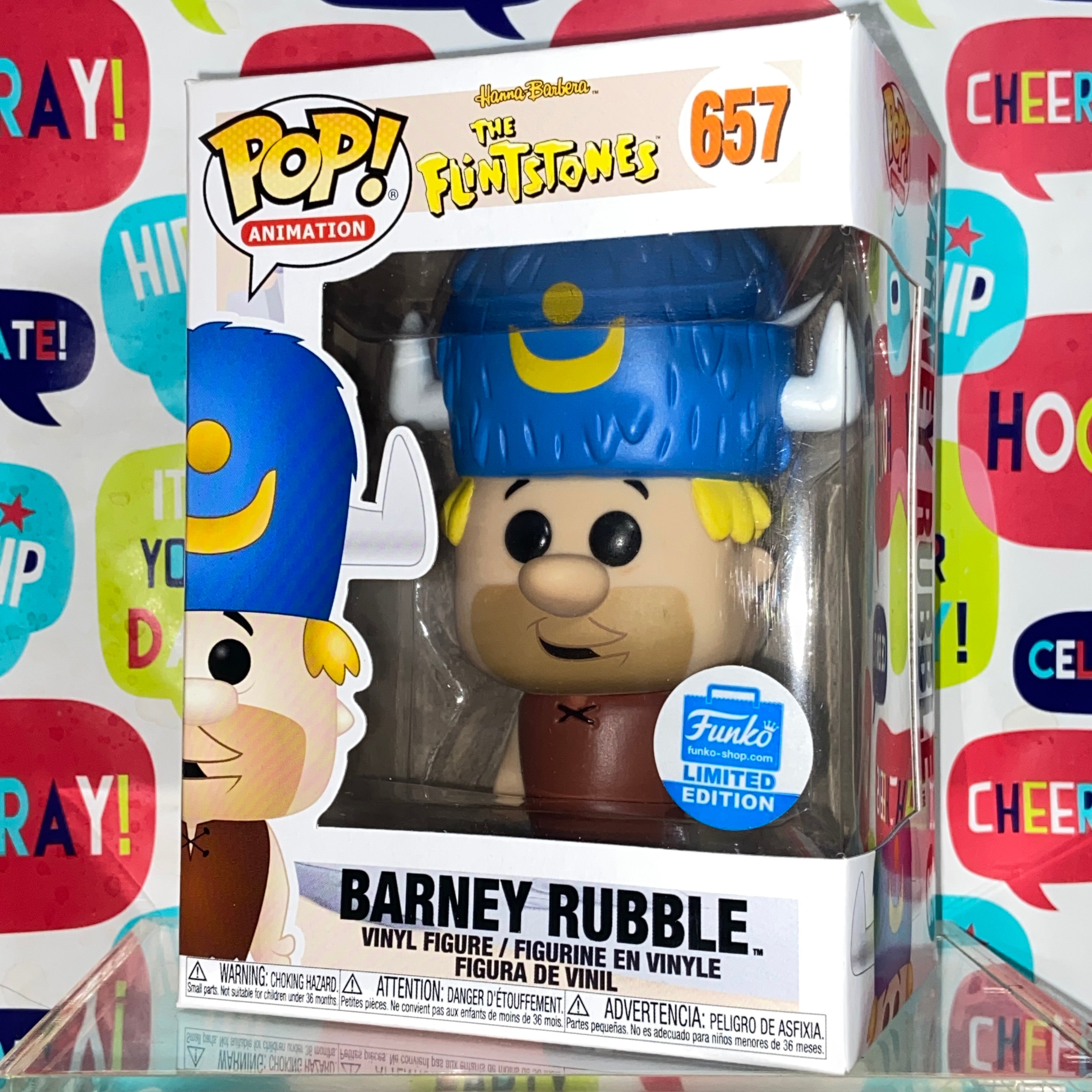 Barney Rubble The Flintstones Funko Pop 657 Funko Shop Exclusive Vancity Pops