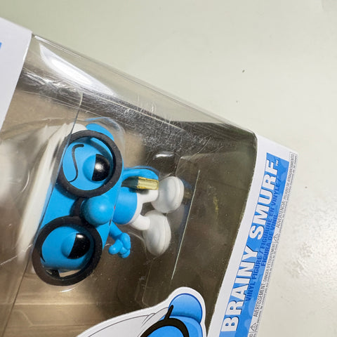 BOX FLAWS VIEW PHOTOS Brainy Smurf - The Smurfs Funko Pop 271 Vinyl Figure