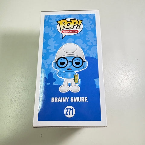 BOX FLAWS VIEW PHOTOS Brainy Smurf - The Smurfs Funko Pop 271 Vinyl Figure