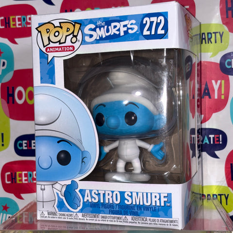 BOX FLAWS VIEW PHOTOS Astro Smurf - The Smurfs Funko Pop 272 Vinyl Figure
