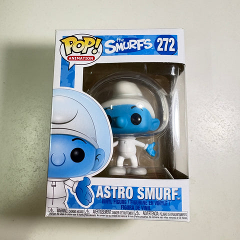BOX FLAWS VIEW PHOTOS Astro Smurf - The Smurfs Funko Pop 272 Vinyl Figure