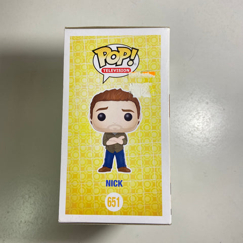 New Girl - Nick Funko Pop 651 Vinyl Figure  (15.9 × 11.4 × 8.9)