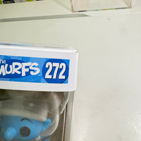 BOX FLAWS VIEW PHOTOS Astro Smurf - The Smurfs Funko Pop 272 Vinyl Figure