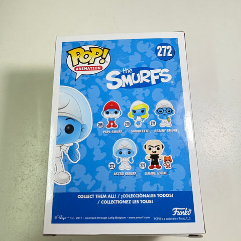 BOX FLAWS VIEW PHOTOS Astro Smurf - The Smurfs Funko Pop 272 Vinyl Figure