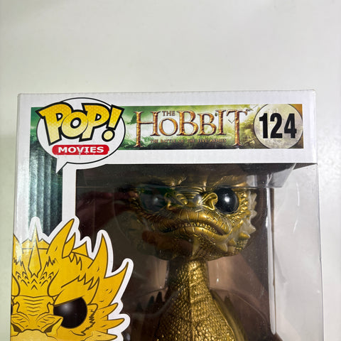 GOLDEN SMAUG - The Hobbit Lord of The Rings Funko Pop Vinyl Figure (22.8 Cm L × 16.5 Cm W × 14 Cm H)