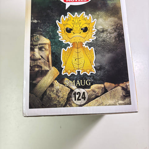 GOLDEN SMAUG - The Hobbit Lord of The Rings Funko Pop Vinyl Figure (22.8 Cm L × 16.5 Cm W × 14 Cm H)