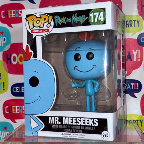 BOX FLAWS VIEW PHOTOS Mr. Meeseeks - Rick and Morty Funko Pop 174 Vinyl Figure