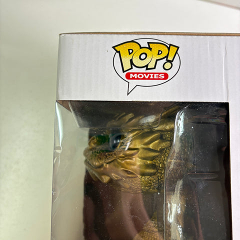 GOLDEN SMAUG - The Hobbit Lord of The Rings Funko Pop Vinyl Figure (22.8 Cm L × 16.5 Cm W × 14 Cm H)