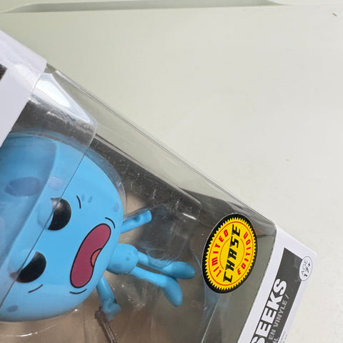 BOX FLAWS VIEW PHOTOS Mr. Meeseeks CHASE - Rick and Morty Funko Pop 174 Vinyl Figure