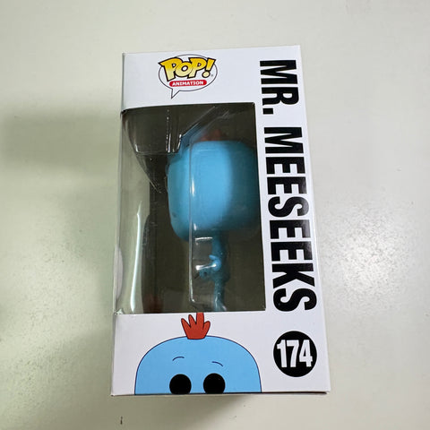 BOX FLAWS VIEW PHOTOS Mr. Meeseeks CHASE - Rick and Morty Funko Pop 174 Vinyl Figure