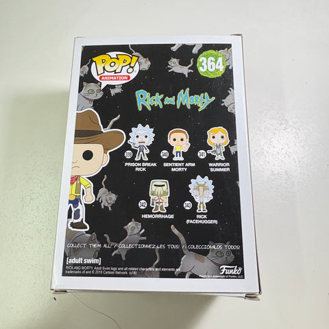BOX FLAWS VIEW PHOTOS Western Morty - Rick and Morty Funko Pop 364 Vinyl Figure Exclusive