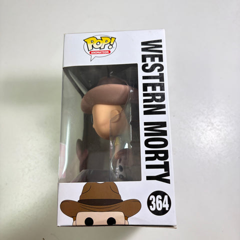 BOX FLAWS VIEW PHOTOS Western Morty - Rick and Morty Funko Pop 364 Vinyl Figure Exclusive