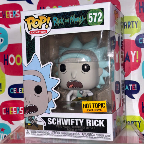 BOX FLAWS VIEW PHOTOS Schwifty Rick - Rick and Morty Funko Pop 572 Vinyl Figure Exclusive