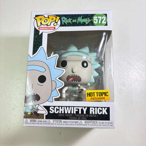 BOX FLAWS VIEW PHOTOS Schwifty Rick - Rick and Morty Funko Pop 572 Vinyl Figure Exclusive