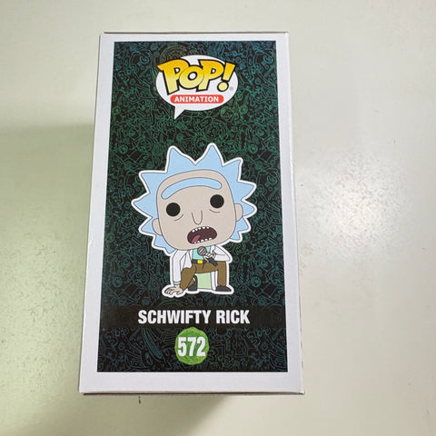 BOX FLAWS VIEW PHOTOS Schwifty Rick - Rick and Morty Funko Pop 572 Vinyl Figure Exclusive