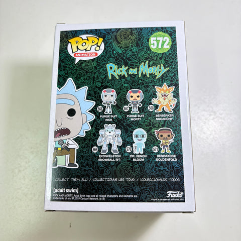 BOX FLAWS VIEW PHOTOS Schwifty Rick - Rick and Morty Funko Pop 572 Vinyl Figure Exclusive