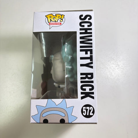 BOX FLAWS VIEW PHOTOS Schwifty Rick - Rick and Morty Funko Pop 572 Vinyl Figure Exclusive