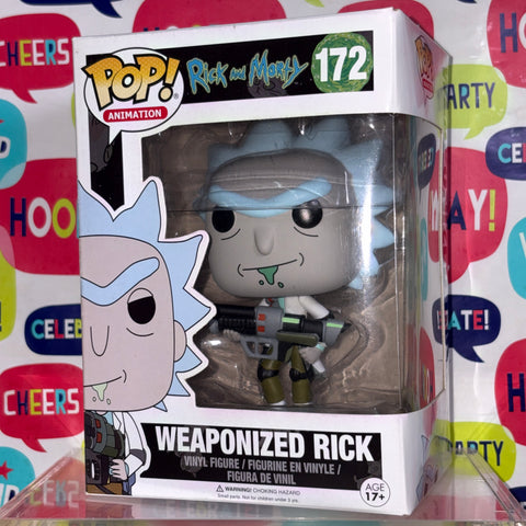 BOX FLAWS VIEW PHOTOS Weaponized Rick - Rick and Morty Funko Pop 172 Vinyl Figure
