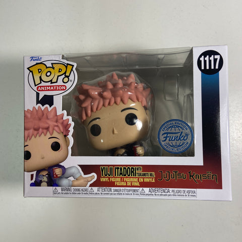 Jujutsu Kaisen - Yuji Itadori with Tsukamoto Doll Funko Pop 1117 Exclusive
