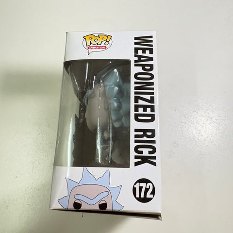 BOX FLAWS VIEW PHOTOS Weaponized Rick - Rick and Morty Funko Pop 172 Vinyl Figure