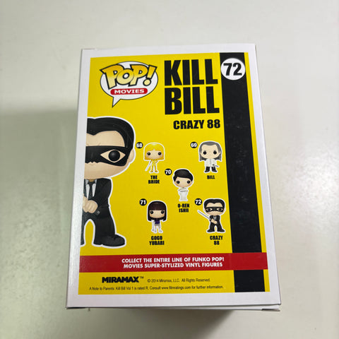 Crazy 88 - Kill Bill Funko Pop Vinyl Figure 72 (11.4 Cm L × 8.9 Cm W × 15.9 Cm H)