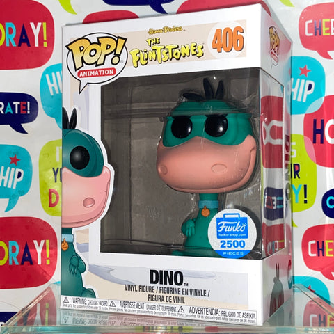 Dino (Green) - The Flintstones Funko Pop 406 Funko Shop Exclusive 2500 PCS