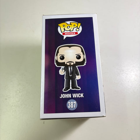 BOX FLAWS VIEW PHOTOS John Wick - Funko Pop Vinyl Figure 387 (11.4 Cm L × 8.9 Cm W × 15.9 Cm H)
