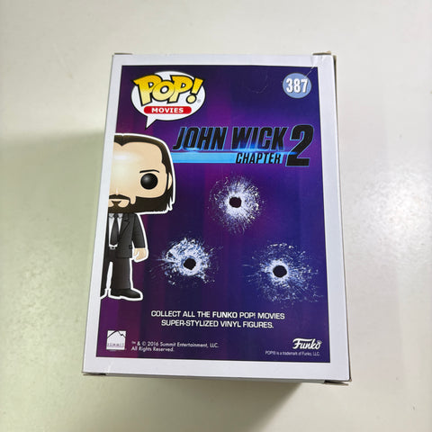 BOX FLAWS VIEW PHOTOS John Wick - Funko Pop Vinyl Figure 387 (11.4 Cm L × 8.9 Cm W × 15.9 Cm H)