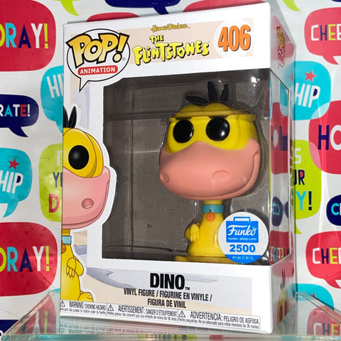 Dino (Yellow) - The Flintstones Funko Pop 406 Funko Shop Exclusive 2500 PCS