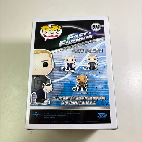 BOX FLAWS VIEW PHOTOS Brian O'Conner - Fast & Furious Funko Pop Vinyl Figure 276 (11.4 Cm L × 8.9 Cm W × 15.9 Cm H)