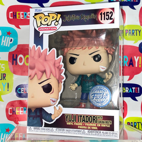 Jujutsu Kaisen - Yuji Itadori with Sukuna Mouth Funko Pop 1152 Exclusive