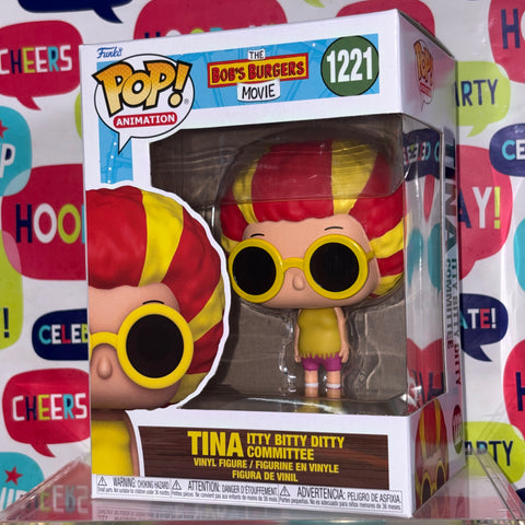 Tina Belcher Itty Bitty Ditty Committee - Bob's Burgers Funko Pop 1221 Vinyl Figure