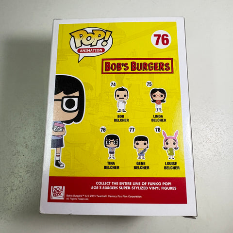 BOX FLAWS VIEW PHOTOS Tina Belcher - Bob's Burgers Funko Pop 76 Vinyl Figure