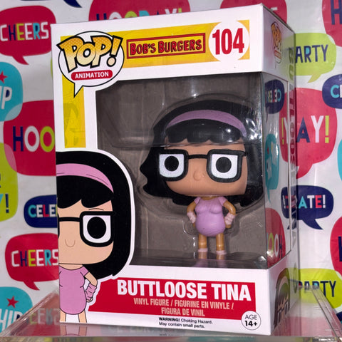BOX FLAWS VIEW PHOTOS Buttloose Tina Belcher - Bob's Burgers Funko Pop 104 Vinyl Figure