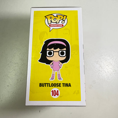 BOX FLAWS VIEW PHOTOS Buttloose Tina Belcher - Bob's Burgers Funko Pop 104 Vinyl Figure