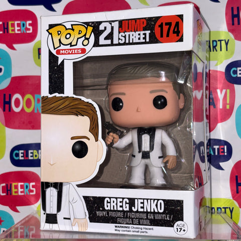BOX FLAWS VIEW PHOTOS Greg Jenko/Channing Tatum - 21 Jump Street Funko Pop Vinyl Figure 174 (11.4 Cm L × 8.9 Cm W × 15.9 Cm H)