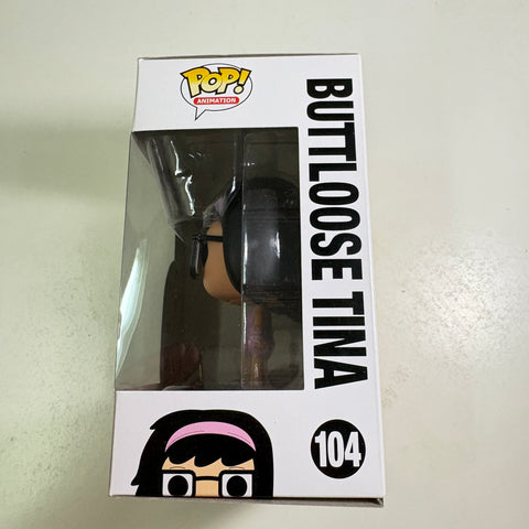 BOX FLAWS VIEW PHOTOS Buttloose Tina Belcher - Bob's Burgers Funko Pop 104 Vinyl Figure