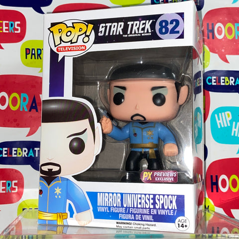 Star Trek - Mirror Universe Spock Funko Pop 82 PX Previews Exclusive