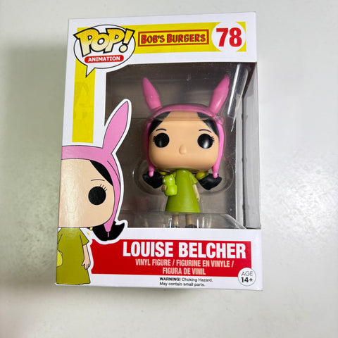 BOX DAMAGE VIEW PHOTOS Louise Belcher - Bob's Burgers Funko Pop 78 Vinyl Figure